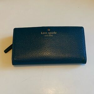 Kate Spade Madison Large Slim Bifold in Teal